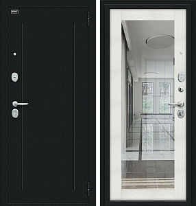 Товар Дверь Флэш Букле черное/Bianco Veralinga BR4237